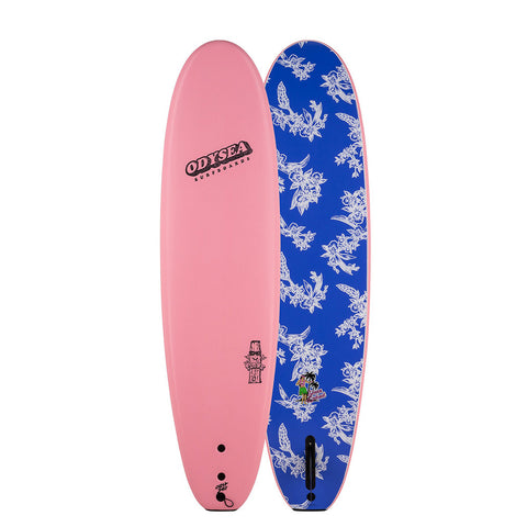 Catch Surf Odysea 7'0" Plank X Sierra Lerback Pro Surfboard - Pink / Purple