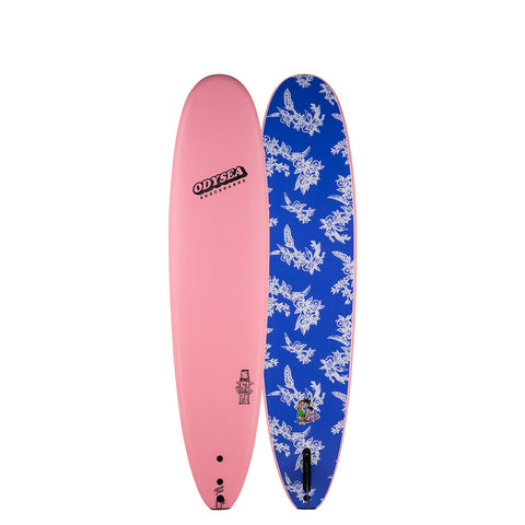 Catch Surf Odysea 8'0" Plank X Sierra Lerback Pro Surfboard - Pink / Purple