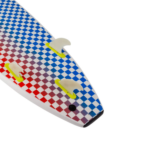 Catch Surf Odysea 8'0" Log Surfboard - White / Checkers