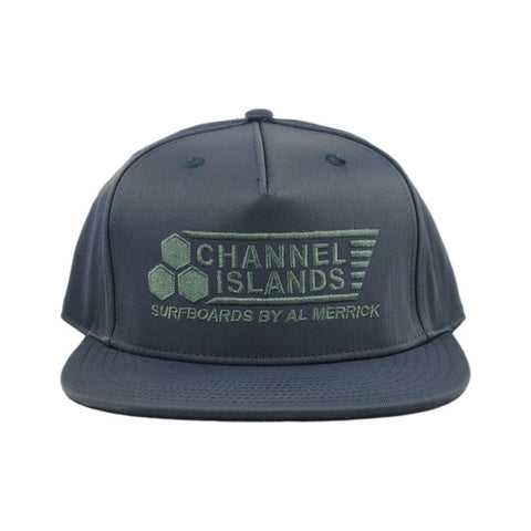Channel Islands Flag Snapback Hat - Indigo