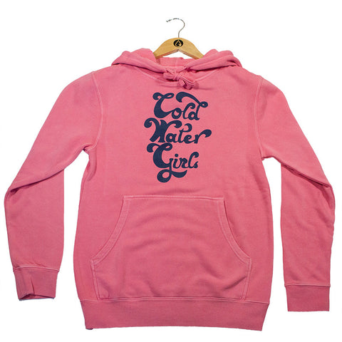 Cold Water Girls Script Hoody - Pink