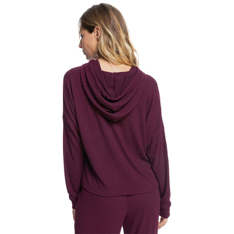 Roxy Comfy Place Pullover Hoodie - Fig