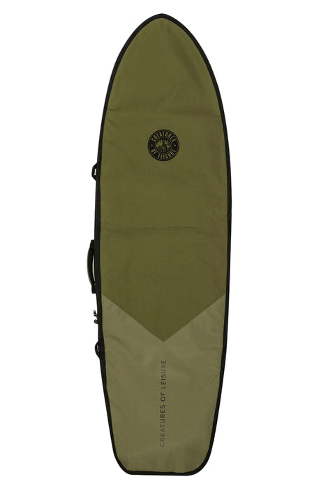 Creatures of Leisure Hardware Fish Day Use Surfboard Bag - Military Black