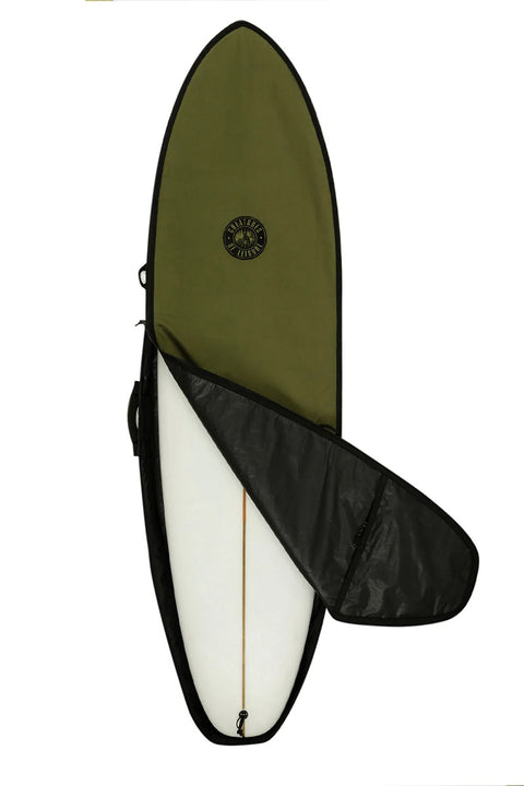 Creatures of Leisure Hardware Mid Length Surfboard Bag - Military Black