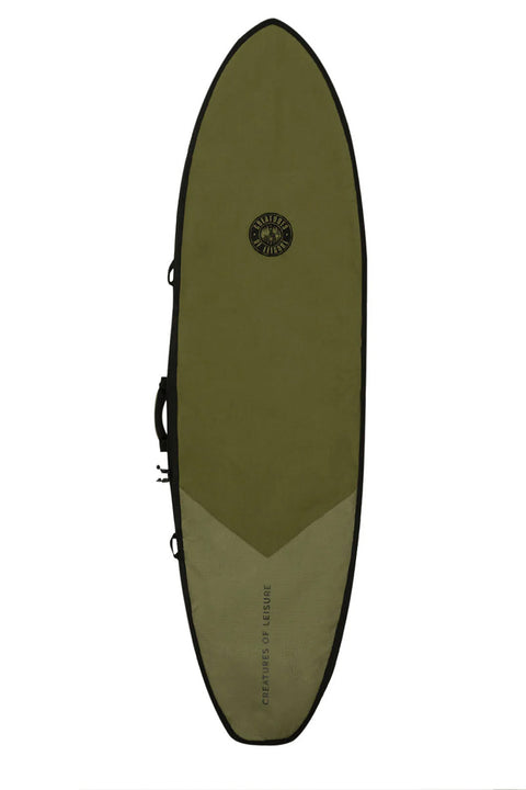 Creatures of Leisure Hardware Mid Length Surfboard Bag - Military Black