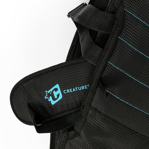 Creatures of Leisure Fish Day Use Surfboard Bag - Charcoal Cyan