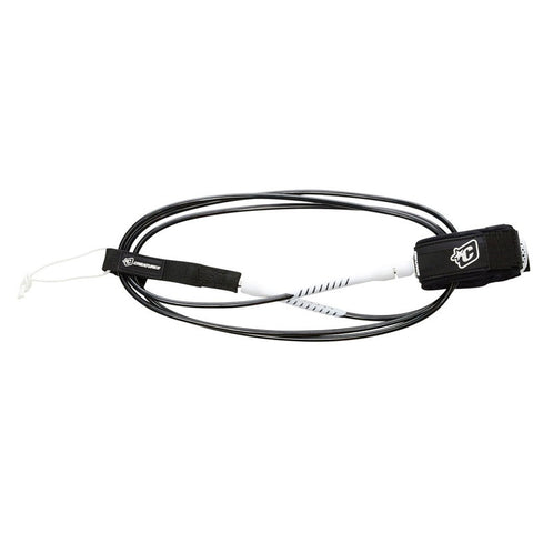 Creatures of Leisure Longboard 9 Knee Leash - Black / White