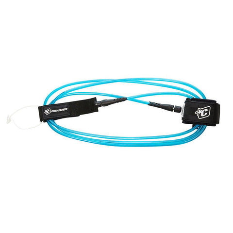 Creatures of Leisure Longboard 10 Knee Leash - Blue / Black