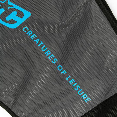 Creatures of Leisure Longboard Day Use Surfboard Bag - Charcoal Cyan