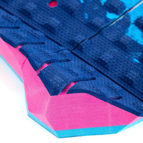 Creatures of Leisure Mick Fanning Lite Signature Traction Pad - Cyan Fade Pink