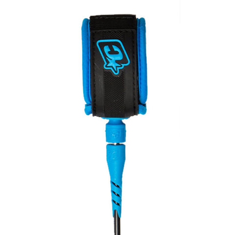 Creatures of Leisure Pro 6 Leash - Black / Cyan