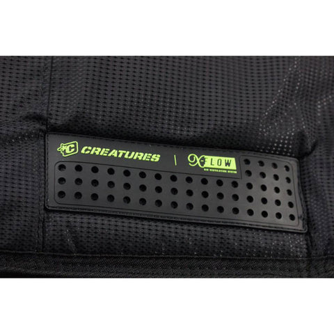 Creatures of Leisure Shortboard Double Surfboard Bag - Black Edition