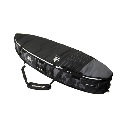 Creatures of Leisure Shortboard Triple Surfboard Bag - Black / White