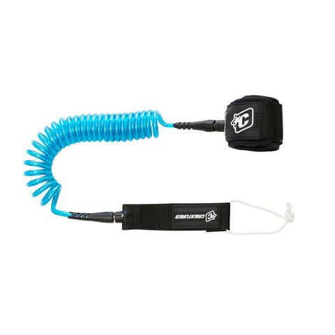 Creatures of Leisure SUP Coiled 10 Ankle Leash - Blue / Black