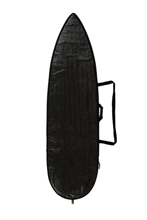 Creatures of Leisure Shortboard Icon Lite Surfboard Bag - Black / Silver - Bottom