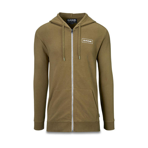 Dakine Cove Lightweight Full Zip Hoodie - Dark Olive