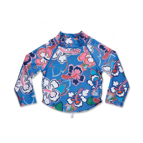 Dakine Girls Toddler Long Sleeve Rashguard - Ocean Flower