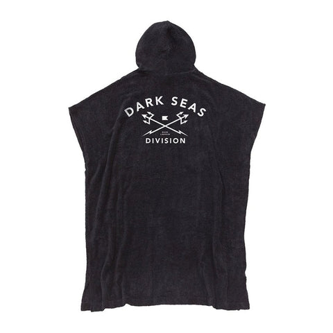 Dark Seas Hooded Poncho - Black