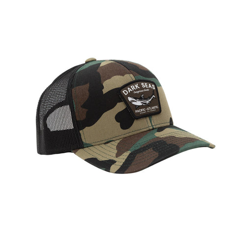 Dark Seas Black Tip Hat - Camo
