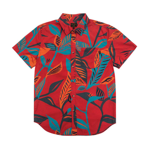 Dark Seas X Grundens Cabo Woven Shirt - Red