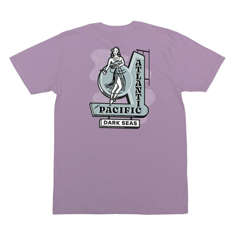 Dark Seas Cocktails Pigment Tee - Orchid