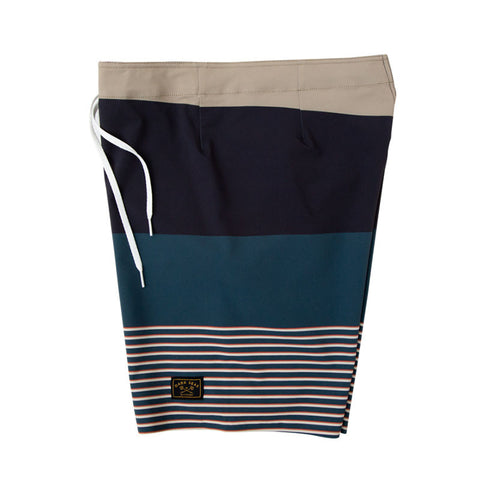 Dark Seas X Grundens Cotide Boardshort - Navy / Khaki
