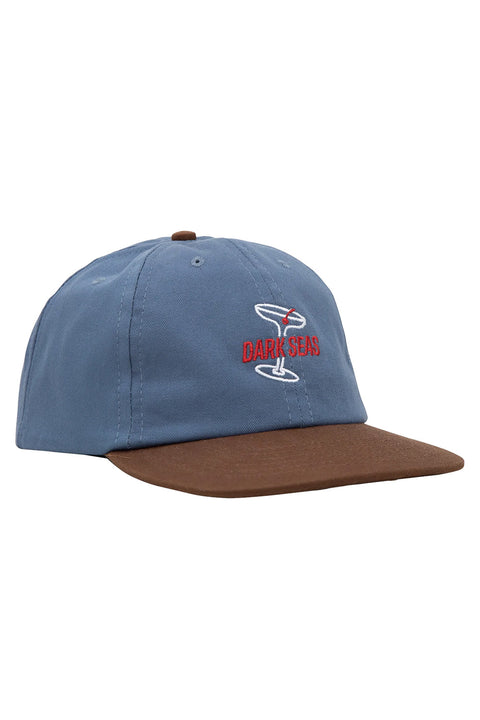 Dark Seas Continental Hat - Navy / Brown