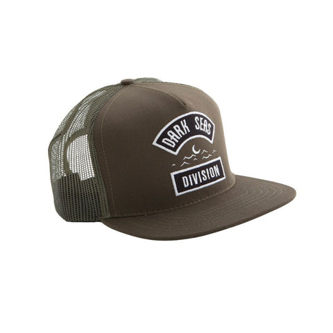Dark Seas Royce Trucker Hat - Army