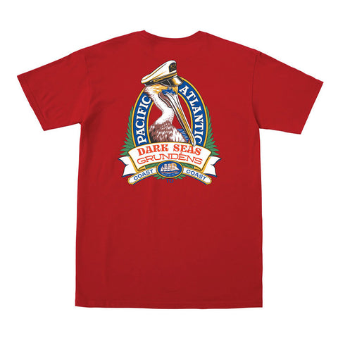 Dark Seas Top Notch Premium Tee - Red