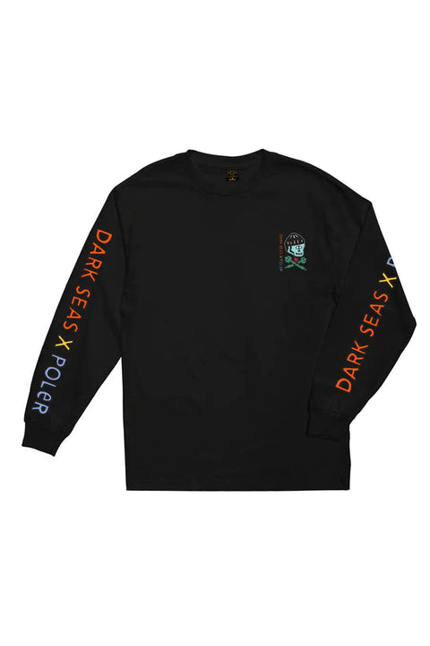 Dark Seas X Poler Cyclops L/S Tee - Black