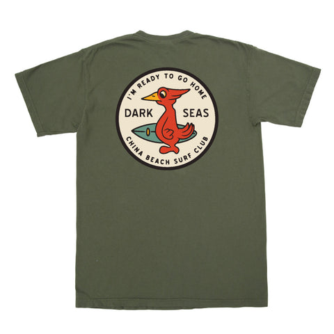 Dark Seas Firefly Pigment Tee - Sage