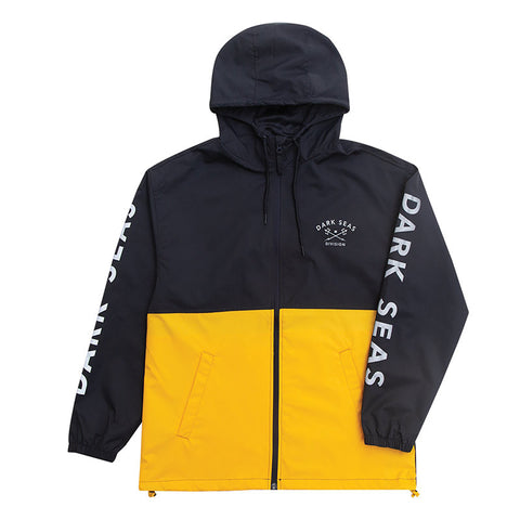 Dark Seas Foul Weather Storm Shell Jacket - Navy / Gold