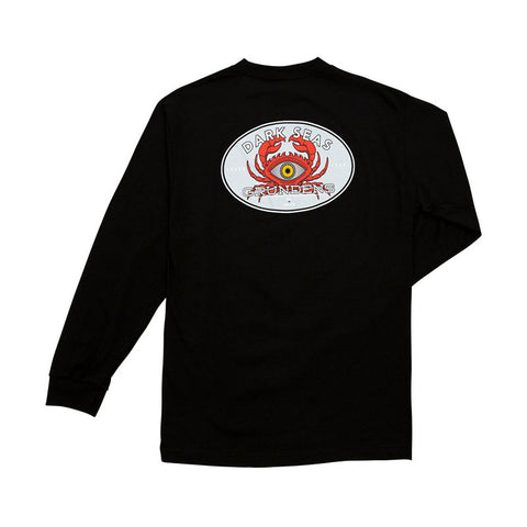 Dark Seas X Grundens Expedition L/S Tee - Black
