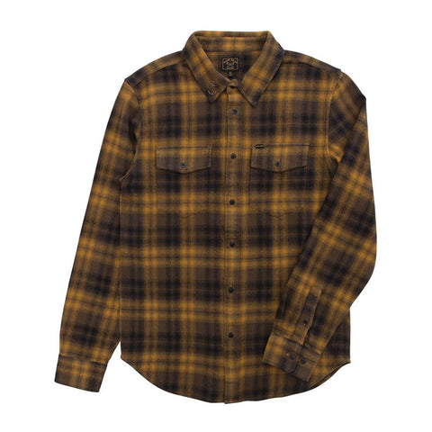 Dark Seas Helena Flannel - Army / Navy