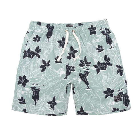 Dark Seas Marshfield Short - Aqua
