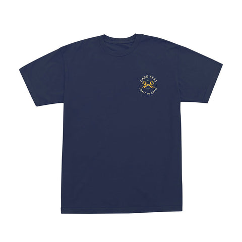 Dark Seas On The Charge Organic Cotton Tee - Navy