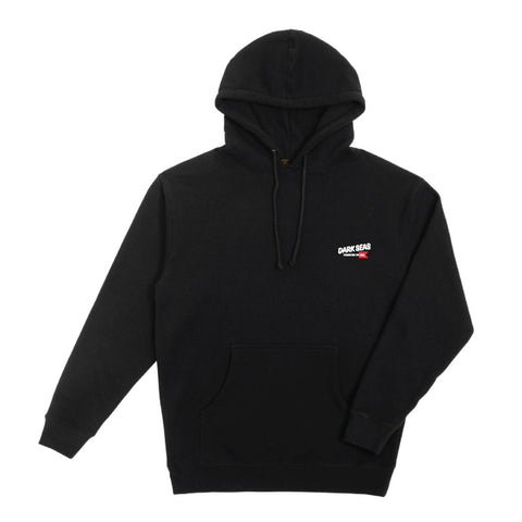 Dark Seas Popper Pullover Hoodie - Black