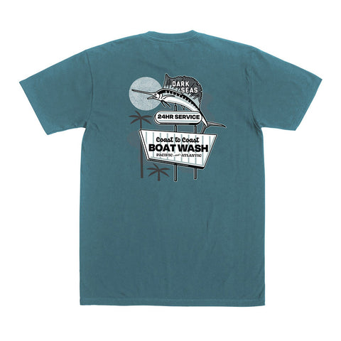 Dark Seas Shine Bright Tee - Chalky Mint