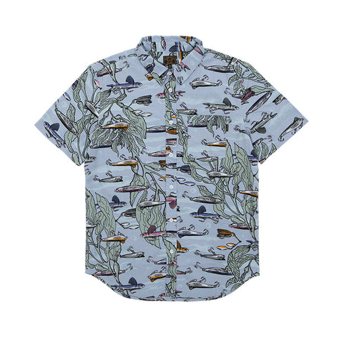 Dark Seas Stinson Woven Shirt - Light Blue