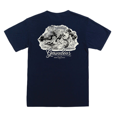 Dark Seas Story Book Tee - Navy