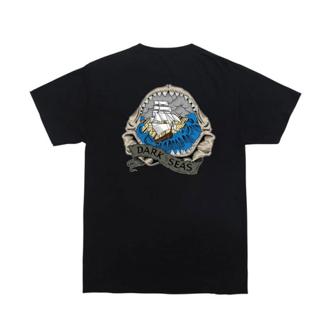Dark Seas Tall Tales Wicking Tee - Black