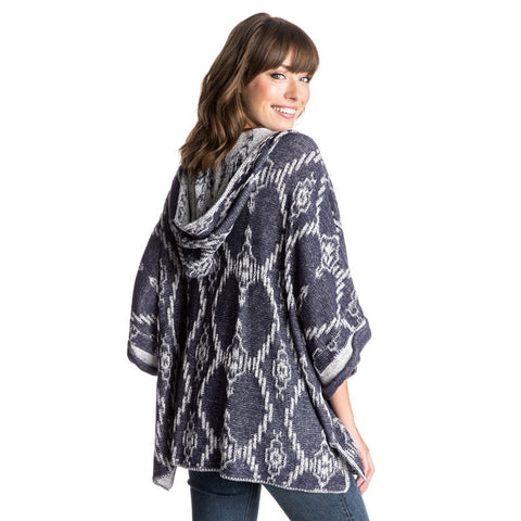 Roxy Dawn Breakers Hooded Poncho - Eclipse