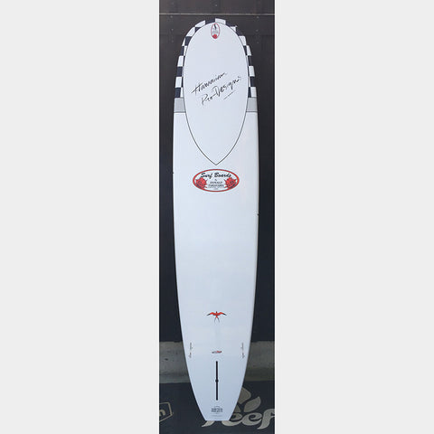 Donald Takayama In The Pink Tuflite 9'0" Longboard Surfboard
