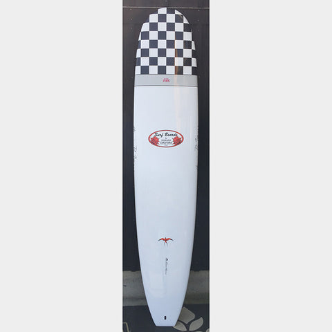 Donald Takayama In The Pink Tuflite 9'0" Longboard Surfboard