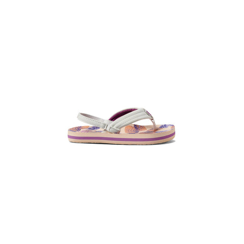 Reef Little Ahi Sandal - Coral Pineapples-2