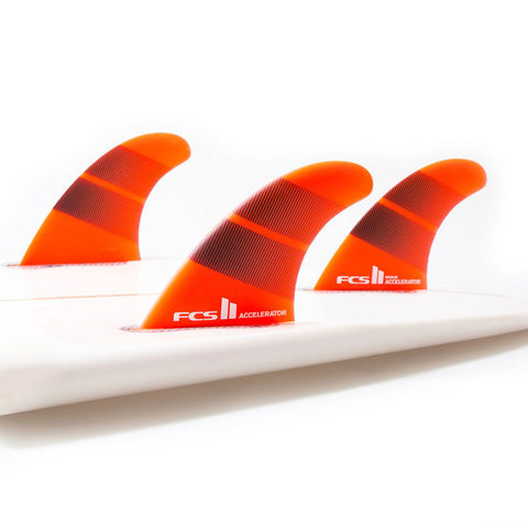 FCS II Accelerator Neo Glass Tri Fin Set - Large