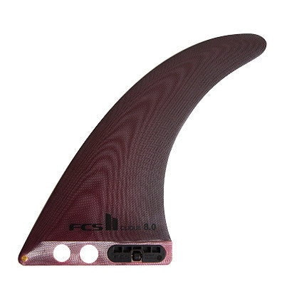 FCS II Clique 10" Longboard Fin - Dust Red
