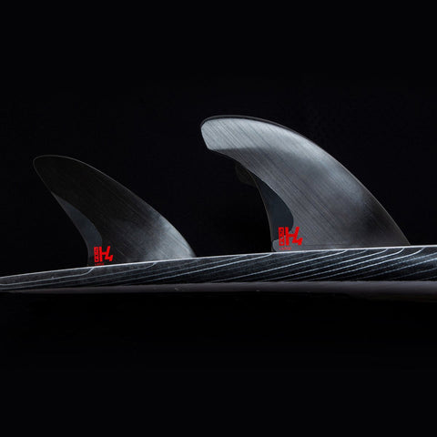 FCS II H4 Large Tri Fin Set - Smoke