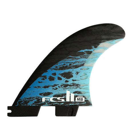 FCS II MB PC Carbon Large Tri-Quad Fin Set