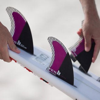 FCS II Reactor PC Carbon Tri Fin Set